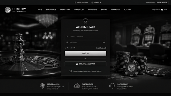 luxury casino Gameplay