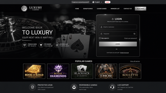 luxury casino Gameplay