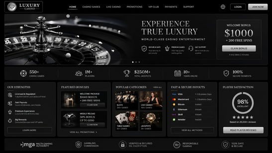 luxury casino Gameplay
